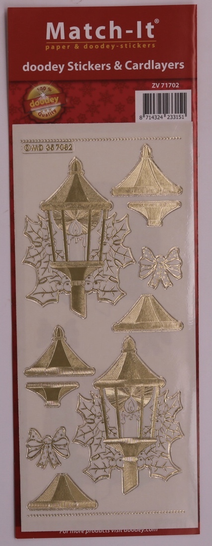 Doodey Match-It Cardlayers A6 Card Kit 2 Sets Lantern ZV71702
