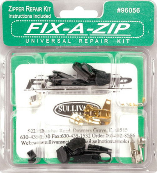 Zipper Repair Kit FIX-A-ZIP Universal Repair Kit by Sullivans USA