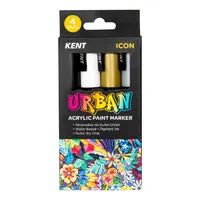 Kent Urban Paint Marker Set - Icon - Pack of 4