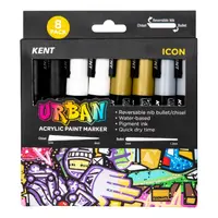 Kent Urban Paint Marker Set - Icon - Pack of 8