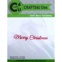 Crafts4U Die Merry Christmas