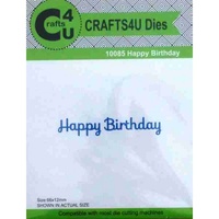 Crafts4U Die Happy Birthday 