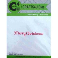 Crafts4U Die Merry Christmas 