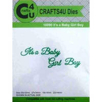 Crafts4U Die It's a Baby Boy Girl 