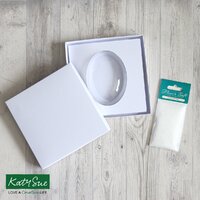 10 Snow Globe 6x6 Card Kit 300gsm Oval Dome
