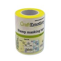 CraftEmotions Stamp Masking Tape 6cm x 10m