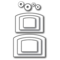 Poppystamps Dies Pinpoint Dome Tag Decorations 1326 