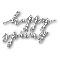 Poppystamps Die Freehand Happy Spring 1416 