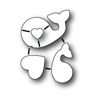Poppystamps Die Yes I Whale die set 1454 