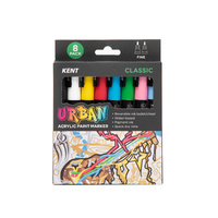Kent Urban 3mm Paint Marker Set - Classic - Pack of 8