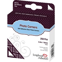 3L Photo Corners Self Adhesive 250/Pkg Clear 