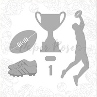 Paper Rose Dies Australian Football 16987