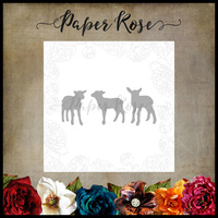 Paper Rose Dies Three Little Lambs 17721