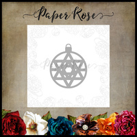Paper Rose Dies Star Ornament Layer 2 17757
