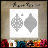 Paper Rose Dies Crystal Ornament Layer 2 17772