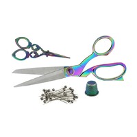 Birch Creative Premium Scissors Set 4pc RAINBOW