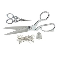 Birch Creative Premium Scissors Set 4pc SILVER