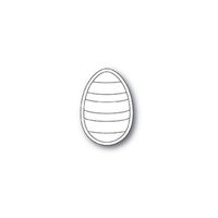 Poppystamps Die Striped Egg 2030