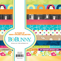 Bo Bunny 6x6 Inch Paper Pad MAKE A SPALSH 