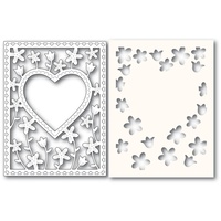 Poppystamps Die Meadow Blossom Frame and Stencil 2307