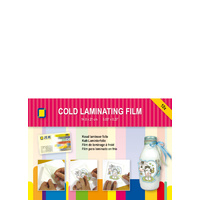 Cold Laminating Film A5 10/Pkg Laminating without a machine.