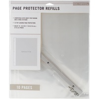 8.5x11 Inch Album Refills Photo Sleeve 10 Pack