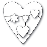 Memory Box Die Open Studio Wirework Hearts 32218