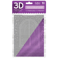 Crafter's Companion 3D Embossing Folder 5X7 Country Cottage