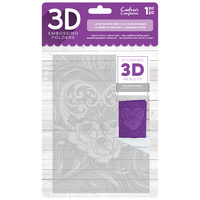 Crafter's Companion 3D Embossing Folder 5X7 Love Blossom