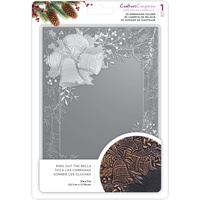 Crafter's Companion 3D Embossing Folder 5X7 Ring out the Bells