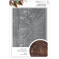 Crafter's Companion 3D Embossing Folder 5X7 Silent Night