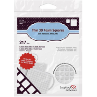 Scrapbook Adhesives Thin 3D Adhesive Foam Squares 217/Pkg