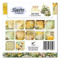 3Quarter Designs - Hey Buttercup - 8x8 Pack