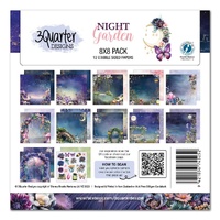 3Quarter Designs - Night Garden - 8x8 Pack