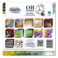 3Quarter Designs - Oh Texture - 8x8 Pack
