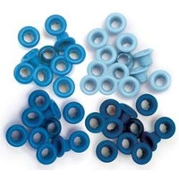 We R Memory Keepers Crop-A-Dile 60 Eyelets Blue 