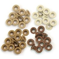 We R Memory Keepers Crop-A-Dile 60 Eyelets Brown 