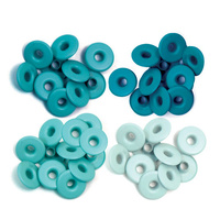 We R Memory Keepers Crop-A-Dile 40 Eyelets Wide Aqua