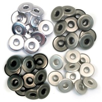 We R Memory Keepers Crop-A-Dile 40 Eyelets Wide Cool Metal