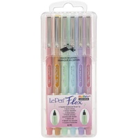 Uchida LePen Flex Set 6/Pkg Pastel Colours