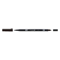 Tombow Dual Brush Pen - Black - N15