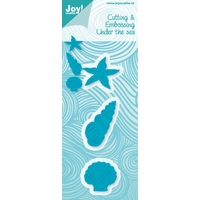 Joy Crafts Cutting and Embossing Die Shell, Starfish, Conch 6002/0329