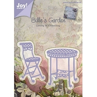 Joy Crafts Die Bille's Garden Bistro Table and Chair 6002/0376