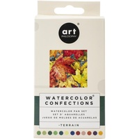 Prima Watercolour Confections Watercolour Pans Terrain 12pk