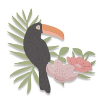 Sizzix Thinlits Die Tropical Bird 662544