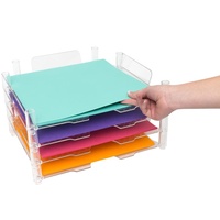 We R Memory Keepers 12x12 Stackable Acrylic Paper Trays 4/pk 662587