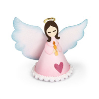 Sizzix Thinlits By Jen Long 3D Angel Fold-A-Long Card 663170