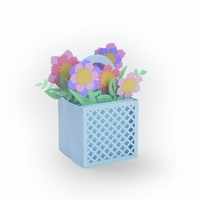 Sizzix Thinlits Die Set Card In A Box Flower Basket