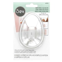 Sizzix Dimensional Egg Balloon Inch Shaker Domes 6pk