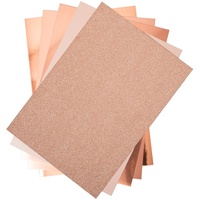 Sizzix Surfacez Opulent Cardstock Pack 8x11.5 inch 50/Pkg Rose Gold